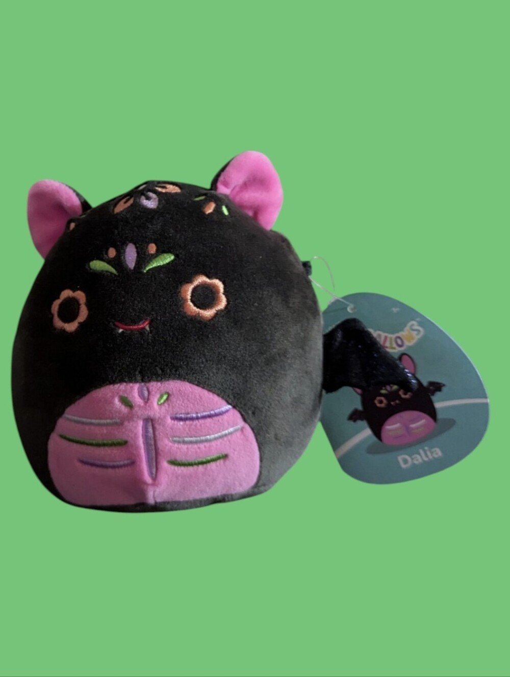 Squishmallow Dalia the Bat New. Sugar Skull